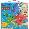 Carte d'Europe magnétique
