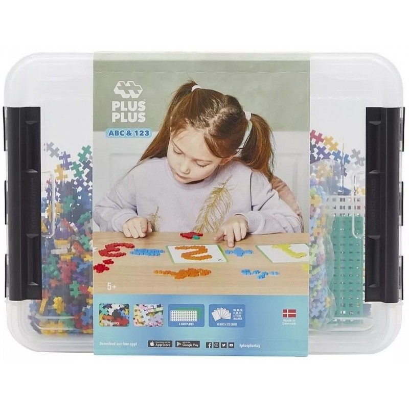 Coffre découverte Plus Plus ABC & 123 (2000 pièces)