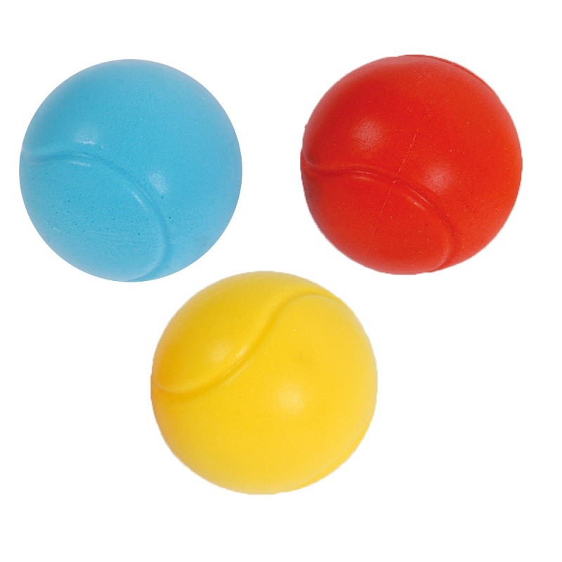 Lot de 4 balles softy 7 cm