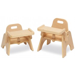 Chaise avec tablette (20 cm)